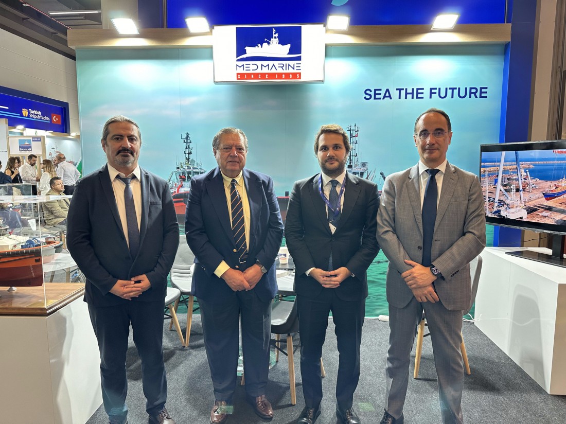 BOLUDA PRESIDENT MR. VICENTE BOLUDA VISITS MED MARINE’S BOOTH AT SMM 2024