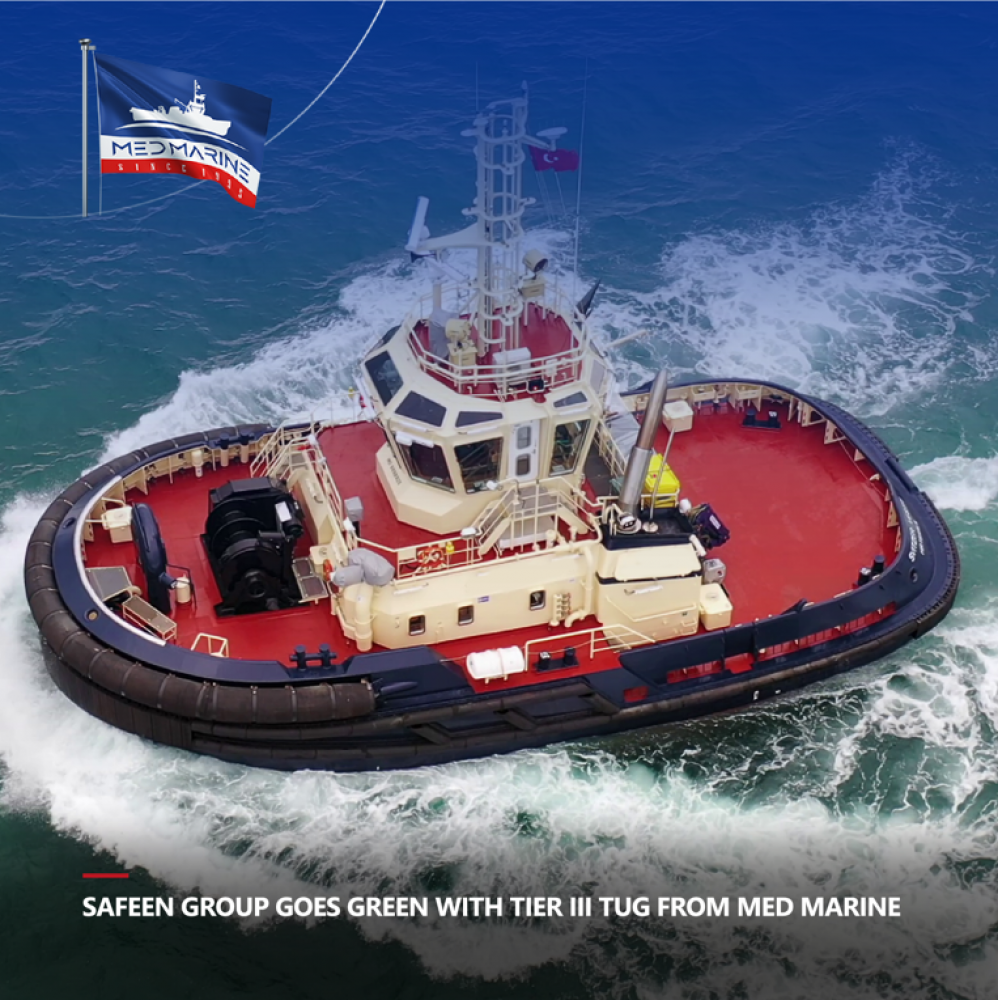 Safeen Group Goes Green With Tier III Tug From Med Marine