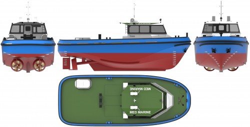 14m Line Handling Boat
