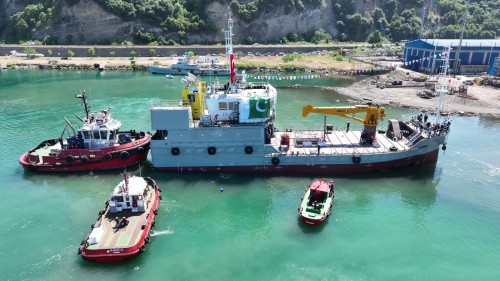 RIDING THE WAVES OF PROGRESS: MED MARINE LAUNCHED AN ADVANCED BUOY TENDER FOR PORT QASIM AUTHORITY